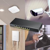 switch 8 port gigabit - ZYXEL GS1915-8, 8-PORT GBE SMART SWITCH, HYBRID MODE, STANDALONE OR NEBULAFLEX CLOUD, DESKTOP, FANLESS | GS1915-8-EU0101F - 3 nuotrauka