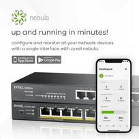 switch 8 port gigabit - ZYXEL GS1915-8, 8-PORT GBE SMART SWITCH, HYBRID MODE, STANDALONE OR NEBULAFLEX CLOUD, DESKTOP, FANLESS | GS1915-8-EU0101F - 5 nuotrauka
