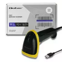 skeneriai - Qoltec 50867, 1D/2D USB Juodas (Black) - 4 nuotrauka