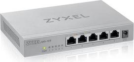 switch 2.5g - ZYXEL XMG-105 5 PORTS 2,5G   1 SFP  MULTIGIG UNMANAGED DESKTOP SWITCH | XMG-105-ZZ0101F - 6 nuotrauka