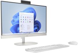 stacionarus kompiuteriai - HP All-in-One 24-cr0312nw ,  AMD Ryzen 5 7520U ,  16GB DDR5 ,  512GB SSD ,  23.8" FHD IPS ,  Baltas (White) - 5 nuotrauka