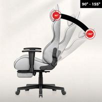 gaming chair - Huzaro Force 5.7, pilka (Gray) - 5 nuotrauka