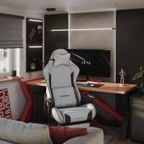 gaming chair - Huzaro Force 5.7, pilka (Gray) - 8 nuotrauka