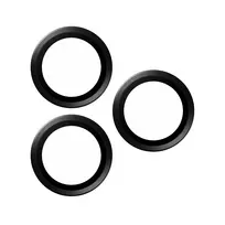 apsauginis stikliukas 15 pro - PanzerGlass "Hoops Camera Lens Protector iPhone 15 Pro/ 15 Pro Max" Black - 2 nuotrauka
