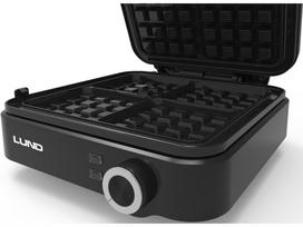 spurgu keptuve - Toya LUND 1500W Vaflinė Keptuvė 4 Vafliams - 4 nuotrauka