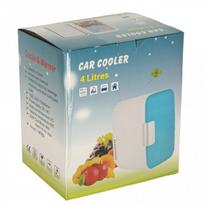 automobiliniai saldytuvai - Home4You Mini Šaldytuvas 4L Baltas (White) - 2 nuotrauka