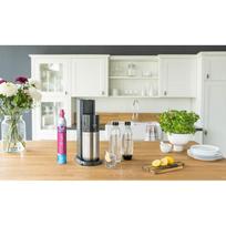 gazuoti gerimai -  SodaStream DUO, juodas + buteliukas SodaStream, 1l, Metalinis + Schwip Schwap Zero SodaStream sirupas, 440ml - 4 nuotrauka