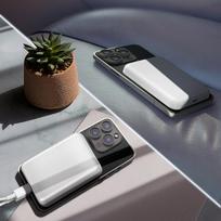 magnetinis power bank - Wozinsky WRW349YWS, 10000mAh, Magnetic Power Bank, balta - 4 nuotrauka