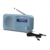 bluetooth radio - Sharp DR-P420(BL) Mėlyna (Blue) Nešiojama Skaitmeninė Radijo Kolonėlė - 2 nuotrauka