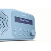 bluetooth radio - Sharp DR-P420(BL) Mėlyna (Blue) Nešiojama Skaitmeninė Radijo Kolonėlė - 3 nuotrauka