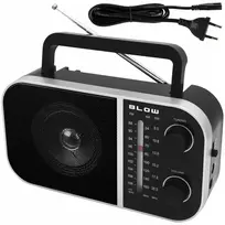 nesiojamas radijas - Blow RA6 Juodas (Black) Nešiojamas analoginis AM/FM radijas - 5 nuotrauka