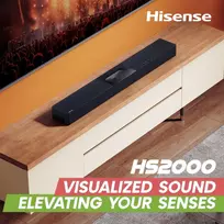 soundbar garso sistemos - Hisense HS2000 2.1 Juodas (Black) - 6 nuotrauka