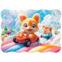 puzzle castorland - Castorland Bubble Race 03860, 30 det. - 2 nuotrauka