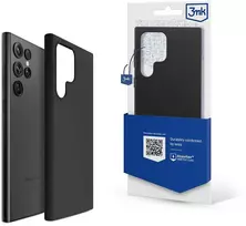 3MK Silicone Dėklas Samsung Galaxy S24 Ultra Juodas (Black)