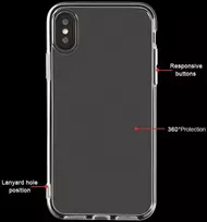 OEM iPhone 12 Mini dėklas Skaidrus (Transparent)