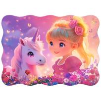puzzle castorland - Castorland Princess with Unicorn B-03853-1, 30 det. - 2 nuotrauka
