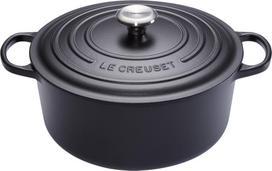 ketaus puodai 3 - Le Creuset Ketaus puodas Signature Ø26 cm, 5,3 L, juodas (Black) - 1 nuotrauka