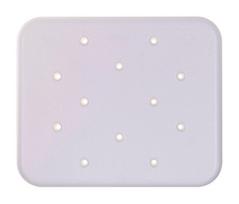 neigaliojo kede - ActionMed KP300AM dušo kėdė su atlošu ir porankiais, balta (White) - 1 nuotrauka