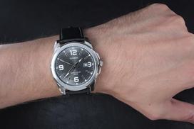 casio laikrodziai vyrams - Casio Collection MTP-1381L-1A Juodas (Black) vyriškas laikrodis - 5 nuotrauka