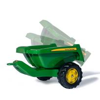 john deere traktoriai zaislinis - Žaislinis automobilis Rolly Toys John Deere Kipper II Trailer 128822 - 4 nuotrauka