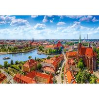 puzzle castorland - Castorland Aerial View Of Wroclaw, Poland 105526, 47 x 68 cm, 1000 det. - 2 nuotrauka