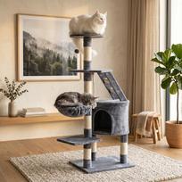 kaciu nameliai - Funfit Scratching Post, 40 cm x 50 cm x 117.5 cm - 8 nuotrauka