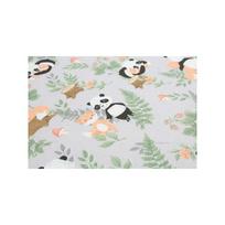 vaikiska lovele - Sensillo čiužinys Panda ir lapė 120x60 cm, pilkas (Gray) - 3 nuotrauka
