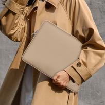 kompiuterio krepsys 13 tech - Tech-Protect Neoslim 13-14" Laptop Bag - Beige - 3 nuotrauka