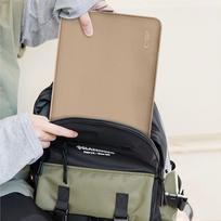 kompiuterio krepsys 13 tech - Tech-Protect Neoslim 13-14" Laptop Bag - Beige - 5 nuotrauka