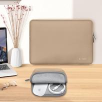 kompiuterio krepsys 13 tech - Tech-Protect Neoslim 13-14" Laptop Bag - Beige - 6 nuotrauka