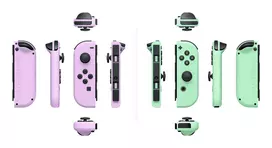 nintendo switch zaidimai - Nintendo Joy-Con Pair Pastel Violet / Pastel Green - 2 nuotrauka