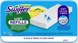 Drėgnų grindų šluosčių papildymas Swiffer Sweeper, 24 vnt.