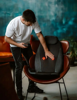 masaziniai kilimeliai - Masažinis kilimėlis Medivon Cosy Shiatsu, 48 W, pilka sp. - 7 nuotrauka