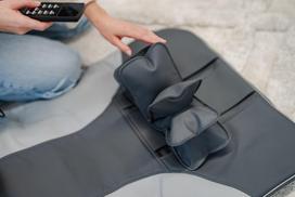masaziniai kilimeliai - Masažinis kilimėlis Medivon Yoga, 30 W, pilka sp. - 3 nuotrauka