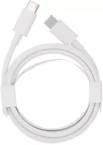 GOOGLE Cable USB Type-C to USB Type-C, 3A, 1m, White (Baltas)
