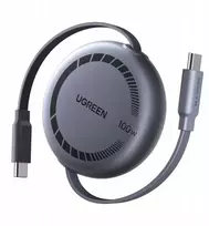 UGREEN USB-C į USB-C kabelis L531, 100W, 1 m, Pilkas (Grey)