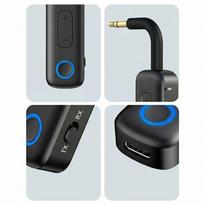 bluetooth adapteris - Tech-Protect Ultraboost AU02 Bluetooth 5.4 garso adapteris Juodas (Black) - 8 nuotrauka