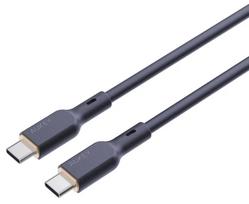 usb type c laidas - AUKEY CB-SCC101 USB-C į USB-C kabelis, 1 m, 100W, Juodas (Black) - 4 nuotrauka