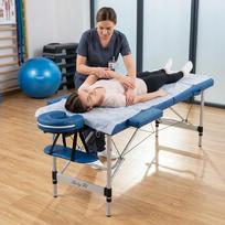 masazo lova - Bodyfit Masažo stalas 2 segmentų, mėlynas - 8 nuotrauka