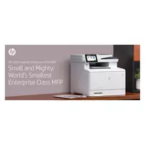 spalvotas lazerinis spausdintuvas - HP Color LaserJet Enterprise MFP M480f - 2 nuotrauka