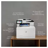 spalvotas lazerinis spausdintuvas - HP Color LaserJet Enterprise MFP M480f - 13 nuotrauka