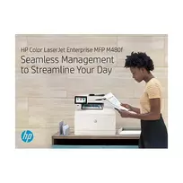 spalvotas lazerinis spausdintuvas - HP Color LaserJet Enterprise MFP M480f - 14 nuotrauka