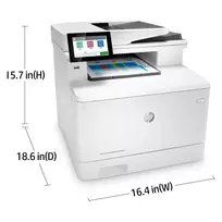 spalvotas lazerinis spausdintuvas - HP Color LaserJet Enterprise MFP M480f - 17 nuotrauka