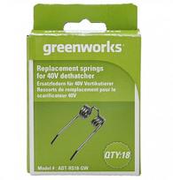 greenworks skarifikatorius -  Greenworks Replacement Springs ADT-RS18-GW, 7.6 cm - 2 nuotrauka