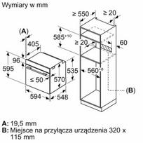 imontuojama orkaite pirolize - BOSCH HBA572EM3 - 4 nuotrauka