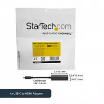 hdmi i usb 3 0 adapteris - Adapteris StarTech CDP2HD USB-C to HDMI, juoda - 2 nuotrauka