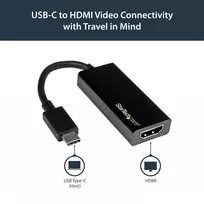 hdmi i usb 3 0 adapteris - Adapteris StarTech CDP2HD USB-C to HDMI, juoda - 5 nuotrauka