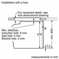 bosch serie 4 orkaite 71 l 3400 - Bosch HBA214EB3 - 4 nuotrauka