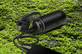usb a ikroviklis - DELTACO 15 000 mAh, IP67, USB-A ir C, žibintuvėlis, SOS LED / PB-Q1002 - 3 nuotrauka