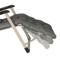 sodo gultas - Sulankstomas sodo gultas LUARO, pilkas (Gray) - 5 nuotrauka